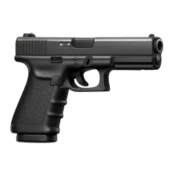 Transparent PNG of the GTA V item glock_20_2d_flat_to_the_right_1