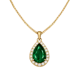 Transparent PNG of the GTA V item gold_necklace_with_emerald