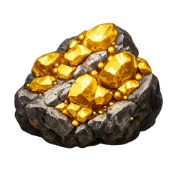 Transparent PNG of the GTA V item gold_ore
