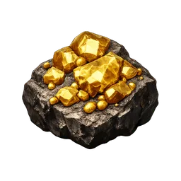 Transparent PNG of the GTA V item gold_ore_1