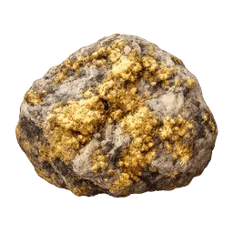 Transparent PNG of the GTA V item gold_ore_5