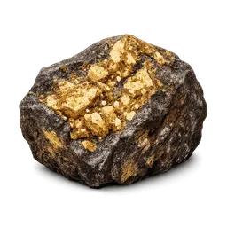 Transparent PNG of the GTA V item gold_ore_6