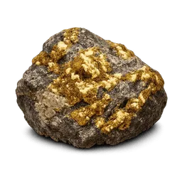 Transparent PNG of the GTA V item gold_ore_7