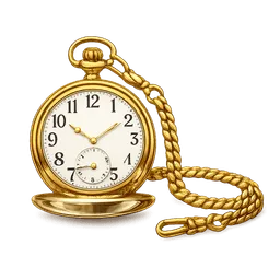 Transparent PNG of the GTA V item gold_pocket_watch_with_gold_chain
