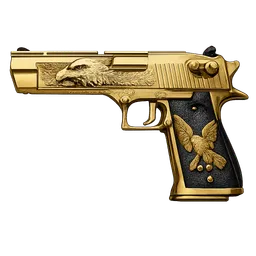 Transparent PNG of the GTA V item golden_eagle_pistol