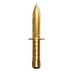 Transparent PNG of the GTA V item golden_knife