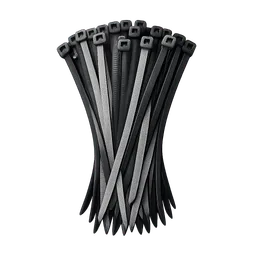 Transparent PNG of the GTA V item gray_black_zipties