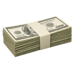 Transparent PNG of the GTA V item green_money_stack_dollars