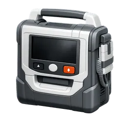 Transparent PNG of the GTA V item grey_and_white_aed_defibrillator_1