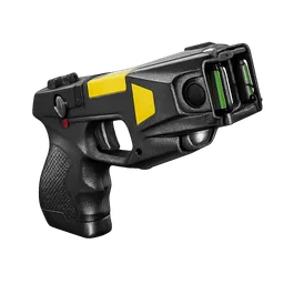 Transparent PNG of the GTA V item gta_5_weapon_stungun_pointed_to_the_right_and_slightly_slanting_upwards_1