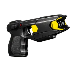 Transparent PNG of the GTA V item gta_5_weapon_stungun_pointed_to_the_right_and_slightly_slanting_upwards_2