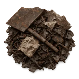 Transparent PNG of the GTA V item gta_rp_realistic_chatarra_sucia_restos