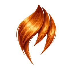 Transparent PNG of the GTA V item hair_icon_in_orange