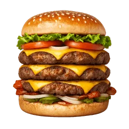 Transparent PNG of the GTA V item hamburguesa_triple