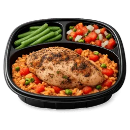 Transparent PNG of the GTA V item herb_roast_chicken_spanish_rice_pico_de_gallo