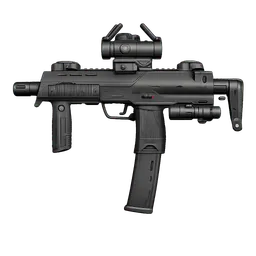 Transparent PNG of the GTA V item hk_mp7_mek