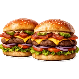 Transparent PNG of the GTA V item humburger_picture_make_it_drawen_but_real_get_the_2_togther_with_a_white_outline