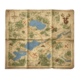 Transparent PNG of the GTA V item hunting_map_1