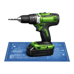 Transparent PNG of the GTA V item i_want_a_blueprint_and_on_top_of_it_a_drill