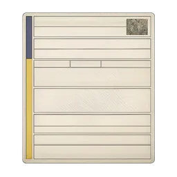 Transparent PNG of the GTA V item italian_registration_card_car