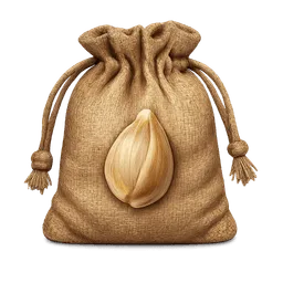 Transparent PNG of the GTA V item jute_beutel_mit_einer_abbildung_von_einem_mandarinen_samen_drauf
