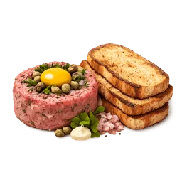 Transparent PNG of the GTA V item kalbstartar_mit_toastbrot