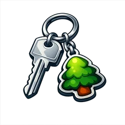 Transparent PNG of the GTA V item key_with_keychain