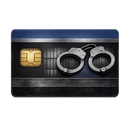 Transparent PNG of the GTA V item keycard_for_police_station_to_open_cells_etc