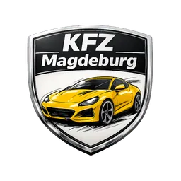 Transparent PNG of the GTA V item kfz_magdeburg_png_als_logo_es_soll_wei_en_hintergrund_und_eine_auto_in_gelb_sein