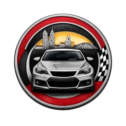 Transparent PNG of the GTA V item kfz_magdeburg_png_als_logo_rund_und_mit_einem_auto