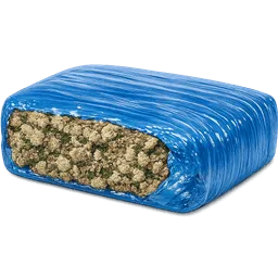 Transparent PNG of the GTA V item kq_weed_brick_blue_dream_packed_with_blue