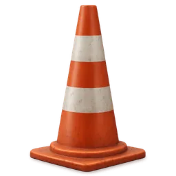 Transparent PNG of the GTA V item leitkegel