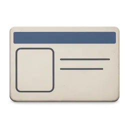 Transparent PNG of the GTA V item licence_car_b3