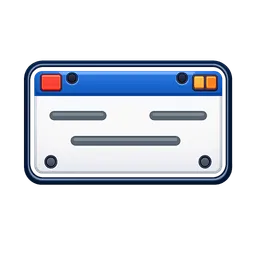 Transparent PNG of the GTA V item license_plate