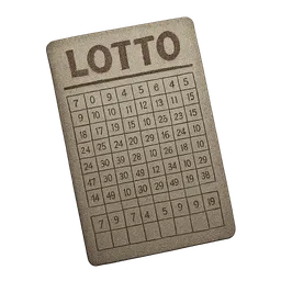 Transparent PNG of the GTA V item lottoschein