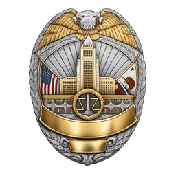 Transparent PNG of the GTA V item lspd_badge