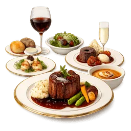 Transparent PNG of the GTA V item luxury_dinner