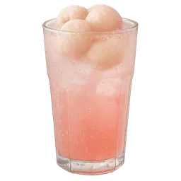 Transparent PNG of the GTA V item lychee_soda_in_glass