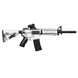 Transparent PNG of the GTA V item m4_white_black