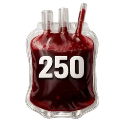Transparent PNG of the GTA V item mach_mir_ein_icon_f_r_blut_mit_250_drauf