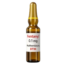 Transparent PNG of the GTA V item macro_of_2ml_brown_glass_medical_break_neck_ampoule_white_label_red_black_text_f