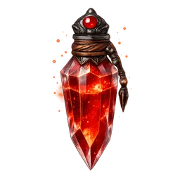 Transparent PNG of the GTA V item magical_healing_potion_glowing_red_liquid_in_a_crystal_vial_fantasy_rpg_item_dar