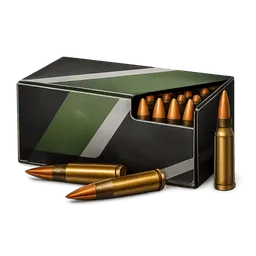 Transparent PNG of the GTA V item make_a_box_of_7_62_ammo_rifle2