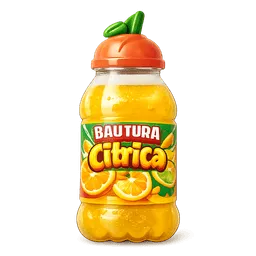Transparent PNG of the GTA V item make_a_citrus_drink_in_cartoon_bottle_with_the_title_bautura_citrica