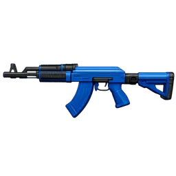 Transparent PNG of the GTA V item make_an_ak47_blue_color
