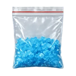Transparent PNG of the GTA V item make_me_a_blue_meth_bag