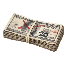 Transparent PNG of the GTA V item marked_bills
