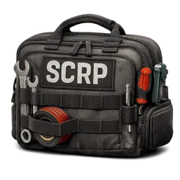 Transparent PNG of the GTA V item mechanic_repair_kit_with_the_letter_scrp_on_it