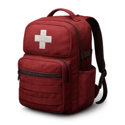 Transparent PNG of the GTA V item medbag_medbackbag_red
