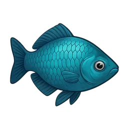 Transparent PNG of the GTA V item melanotaenia_lacustris_frontalansicht_leichte_schr_gperspektive_artgetreu_t_rkis